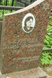 Хургина Рахиль Соломоновна, Москва, Востряковское кладбище